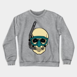 skull snorkel Crewneck Sweatshirt